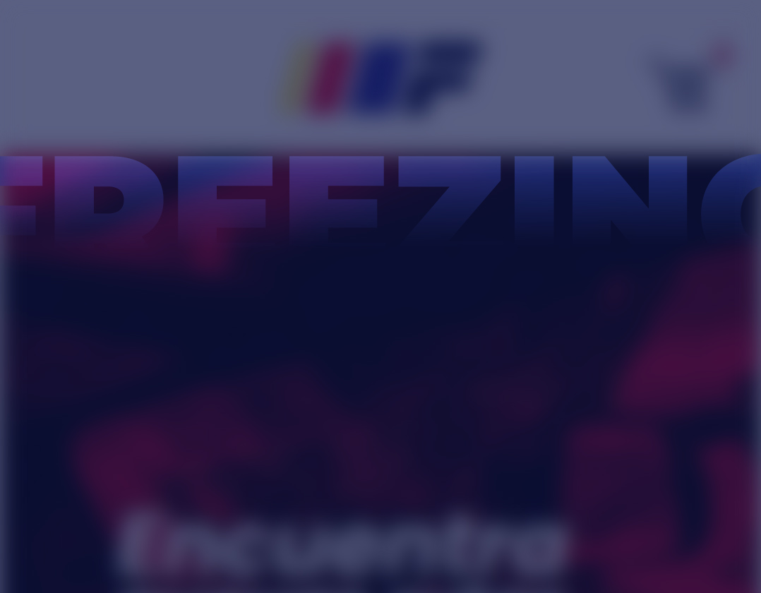 Freezing Rebranding — vista móvil de la nueva identidad visual
